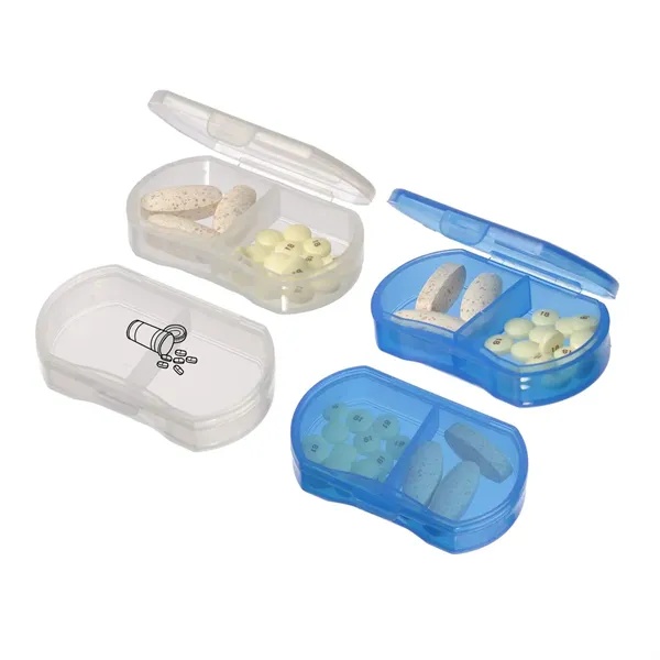 Two Compartment Pill Box 1