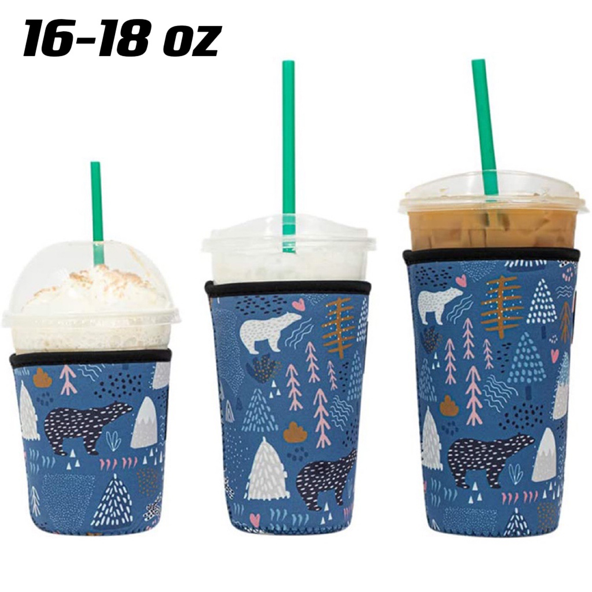 MOQ 10 pcs Neoprene Coffee Cup Sleeve Small 2