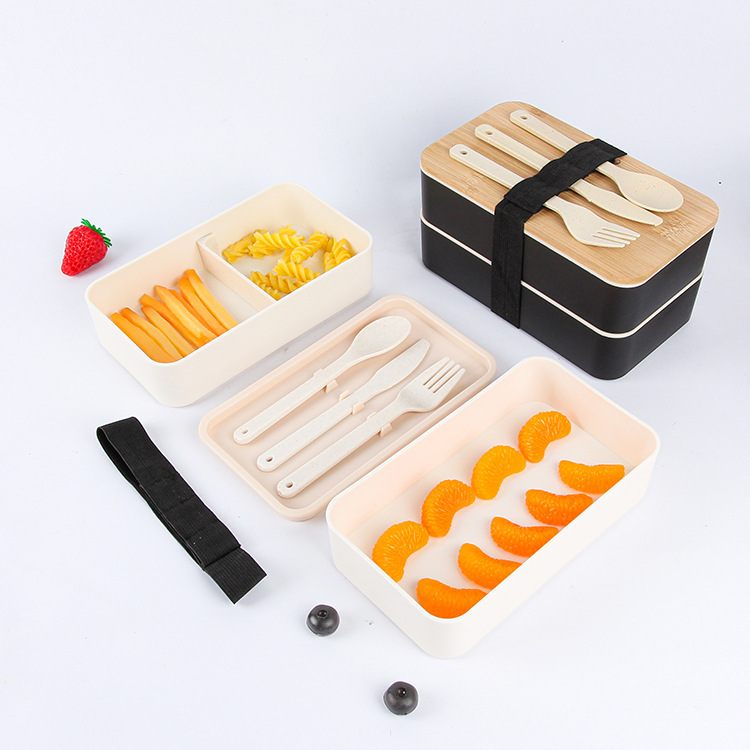 Wheat Straw Lunch Box Set 2