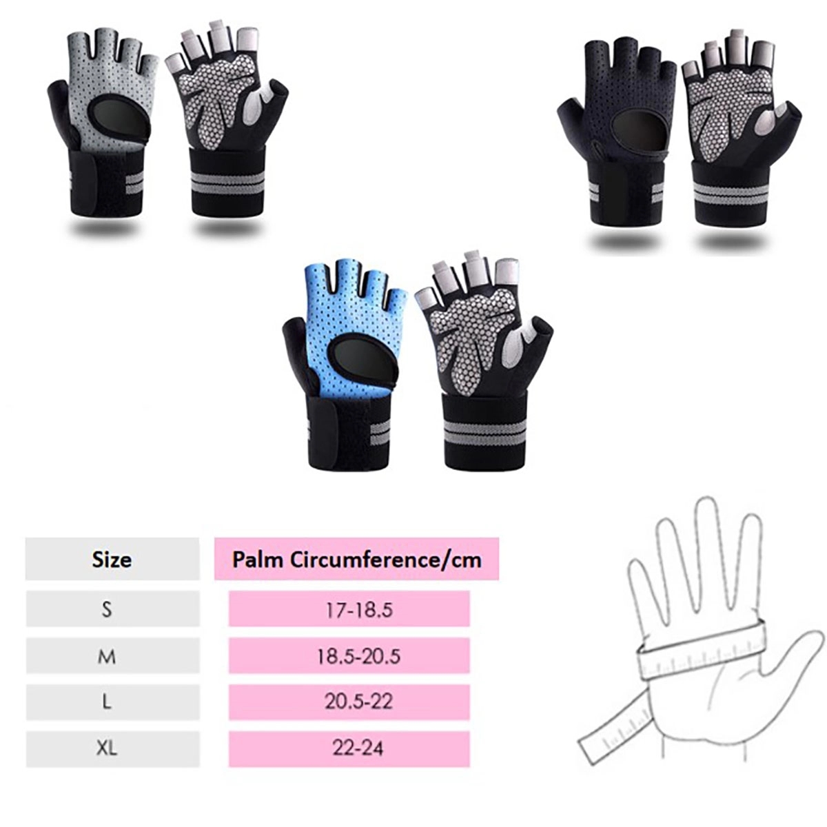 Workout Gloves Weight Lifting Gym 3