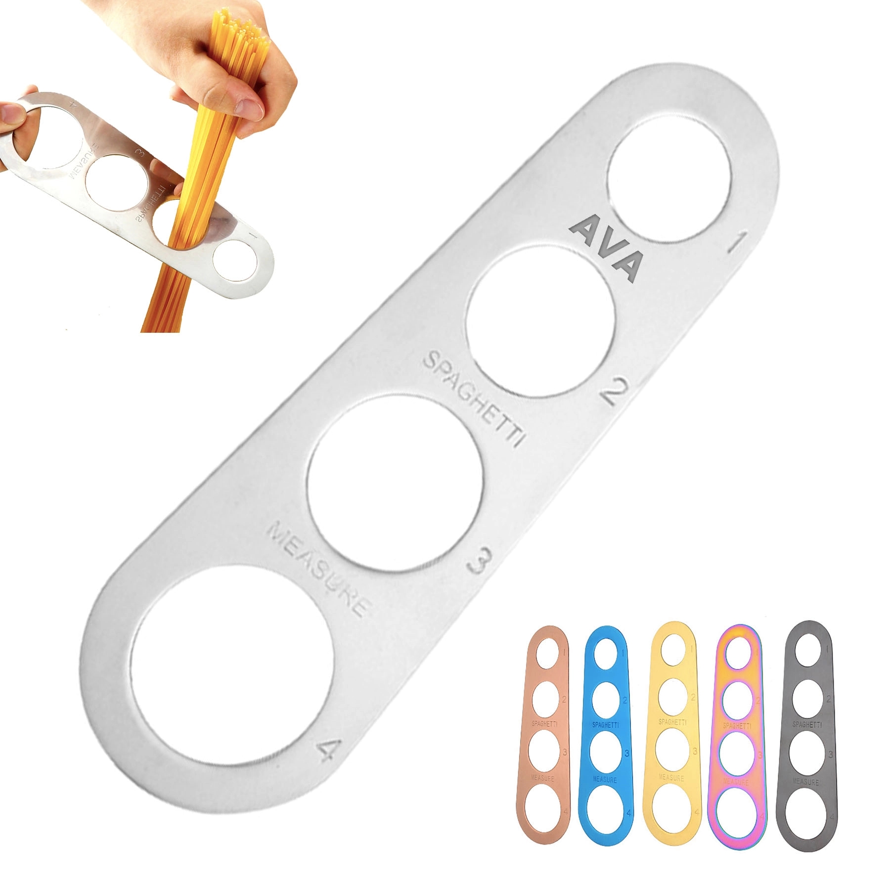 Metal Pasta Ruler 10