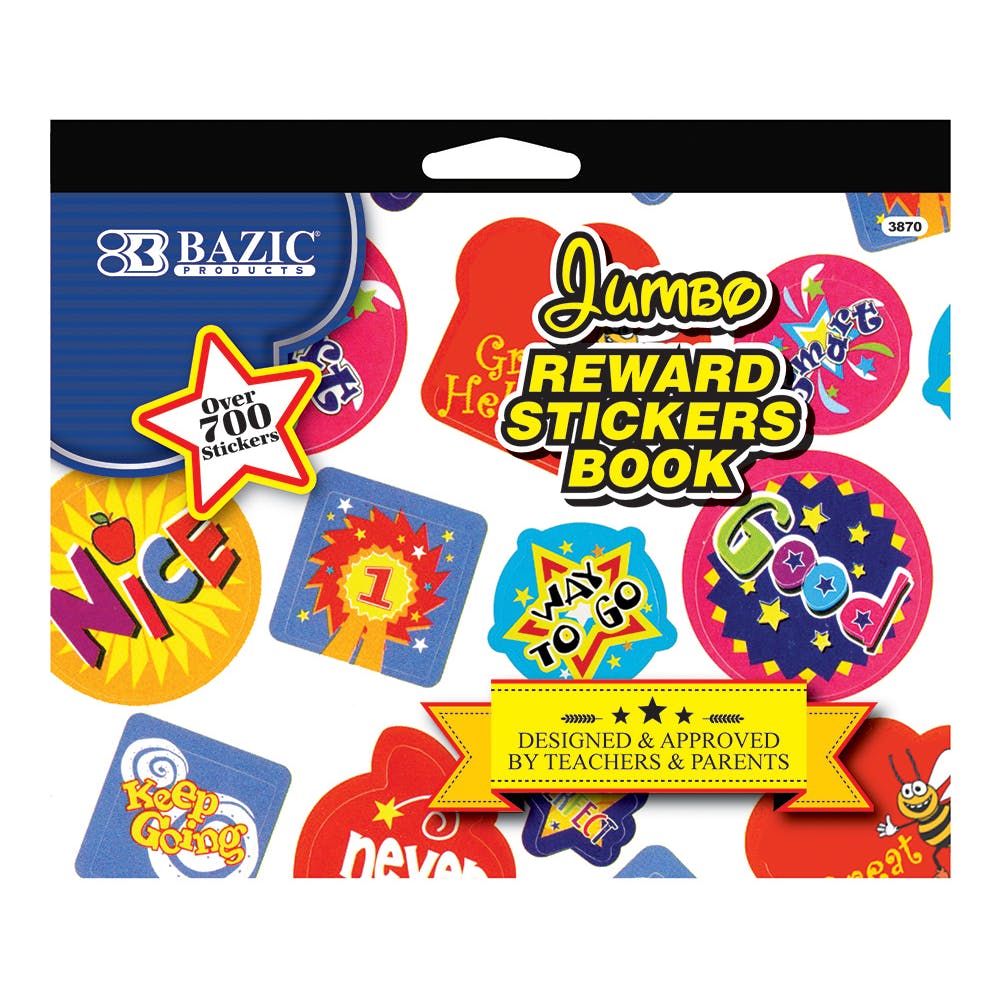 Jumbo Reward Sticker Books - Over 700 Stickers 2