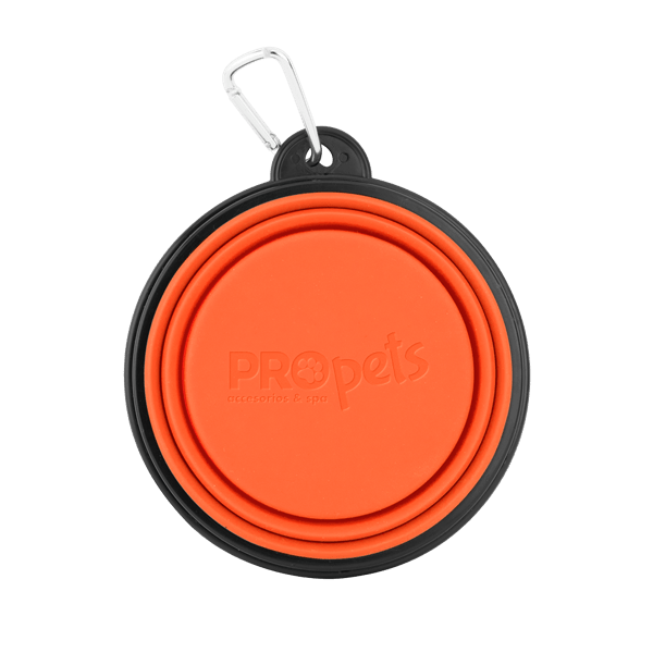 Collapsible Silicone Pet Bowl w/Carabiner 4