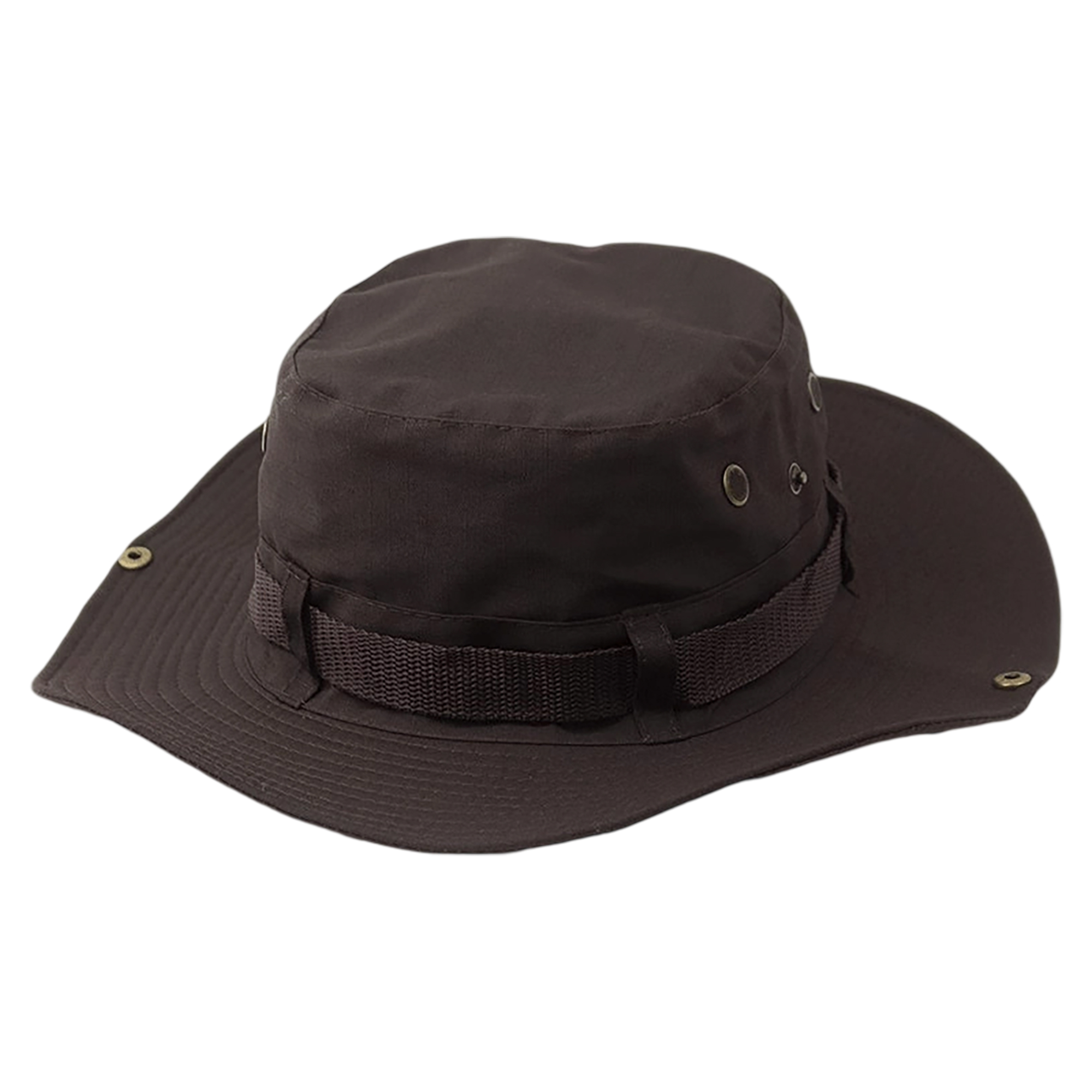 Polyester Wide Brim Fisherman Hat With Ventilation Eyelets 12
