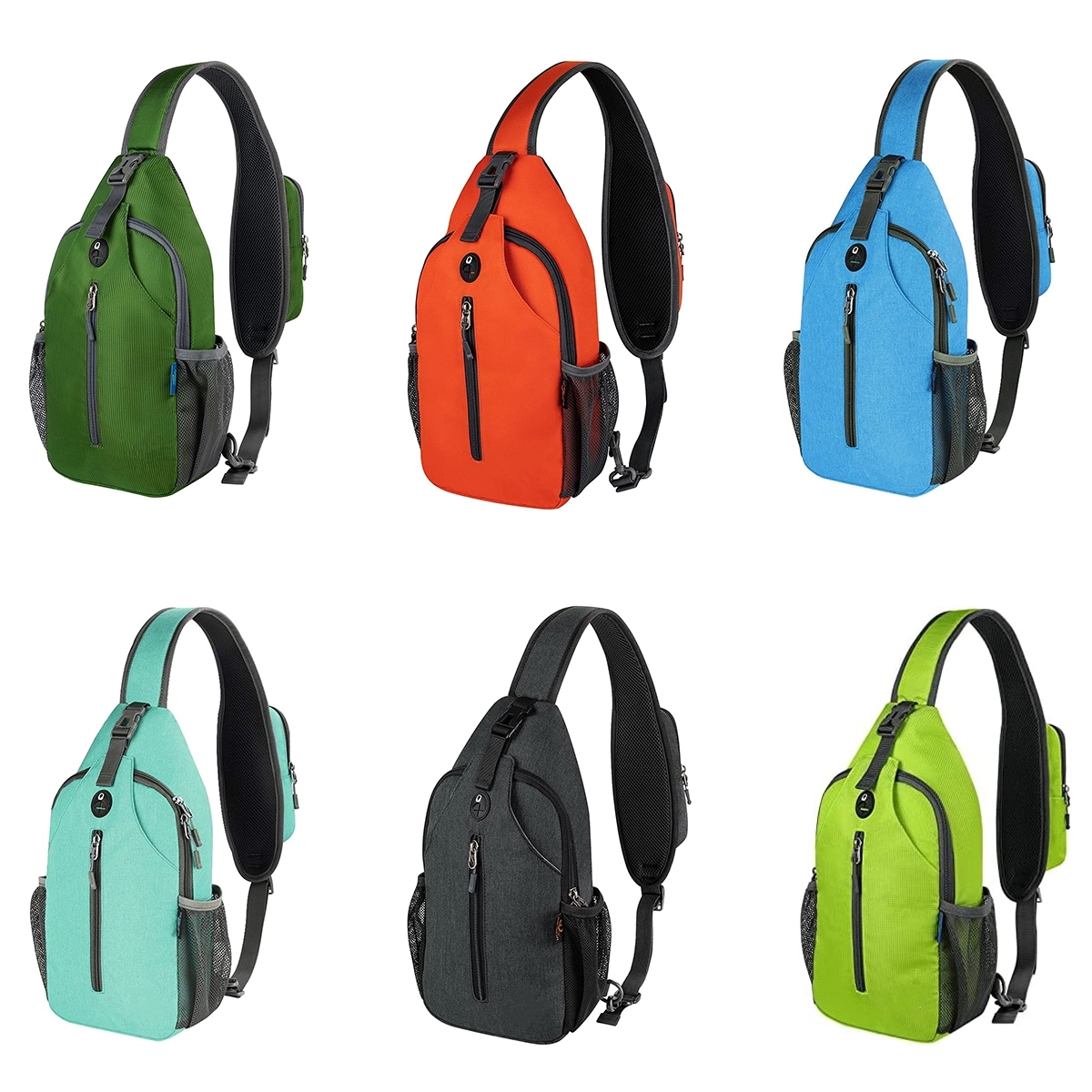 Travel Hiking Crossbody Sling Chest Backpack Bag 5