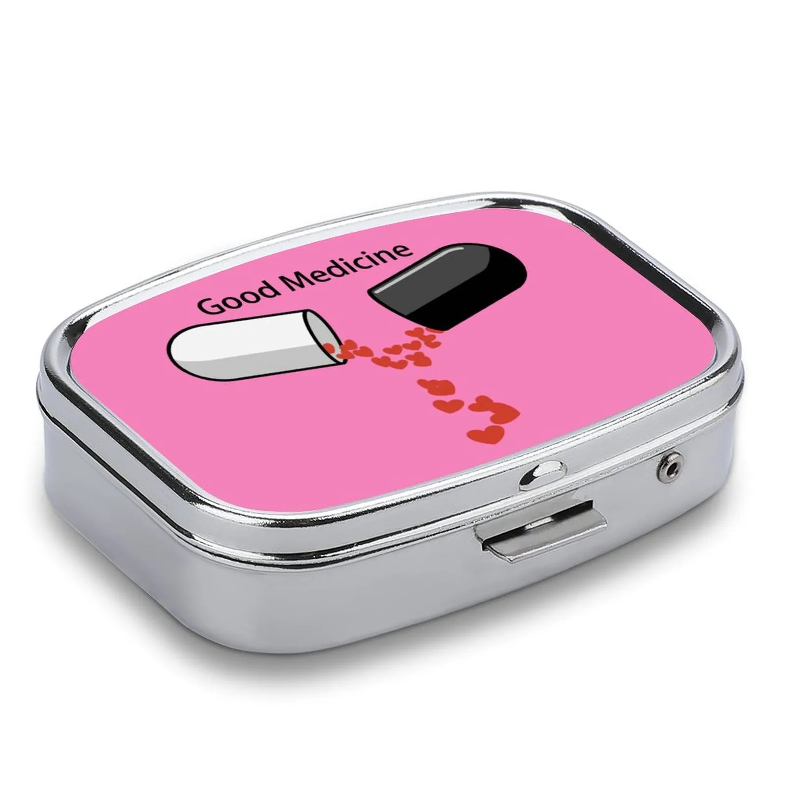 Custom Metal Pill Organizer with Logo - Durable Travel Pill Case for Business Gifts 3