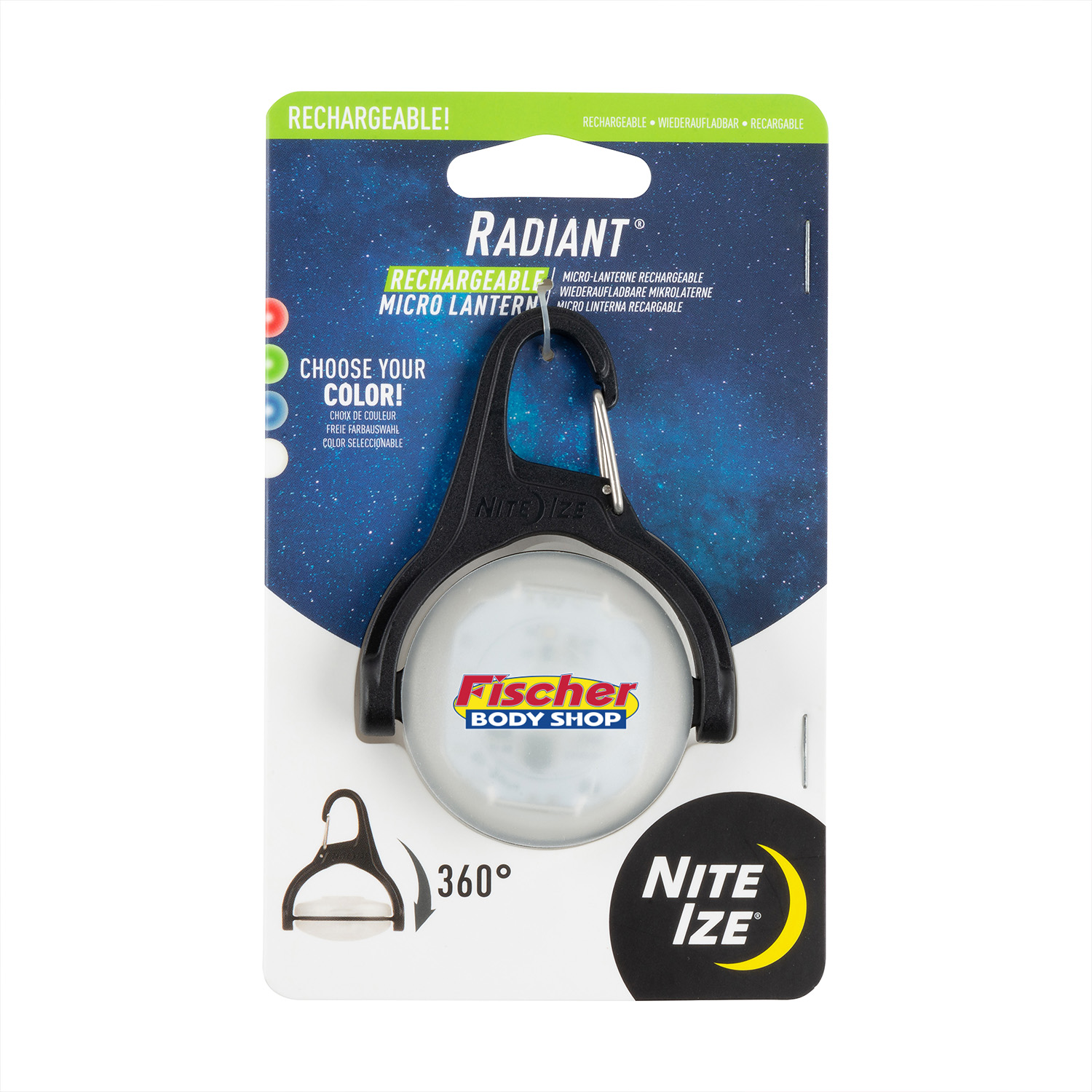 NITE IZE® RADIANT® RECHARGEABLE MICRO LANTERN - DISC-O SELECT™ 5