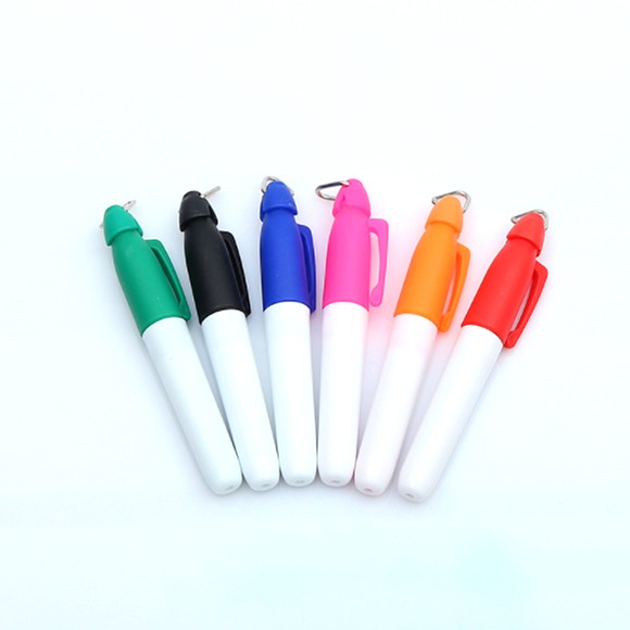 Mini Permanent Marker With Key Ring Cap 5