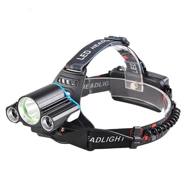 3 LED Rechargeable Headlamps Torch Light 5