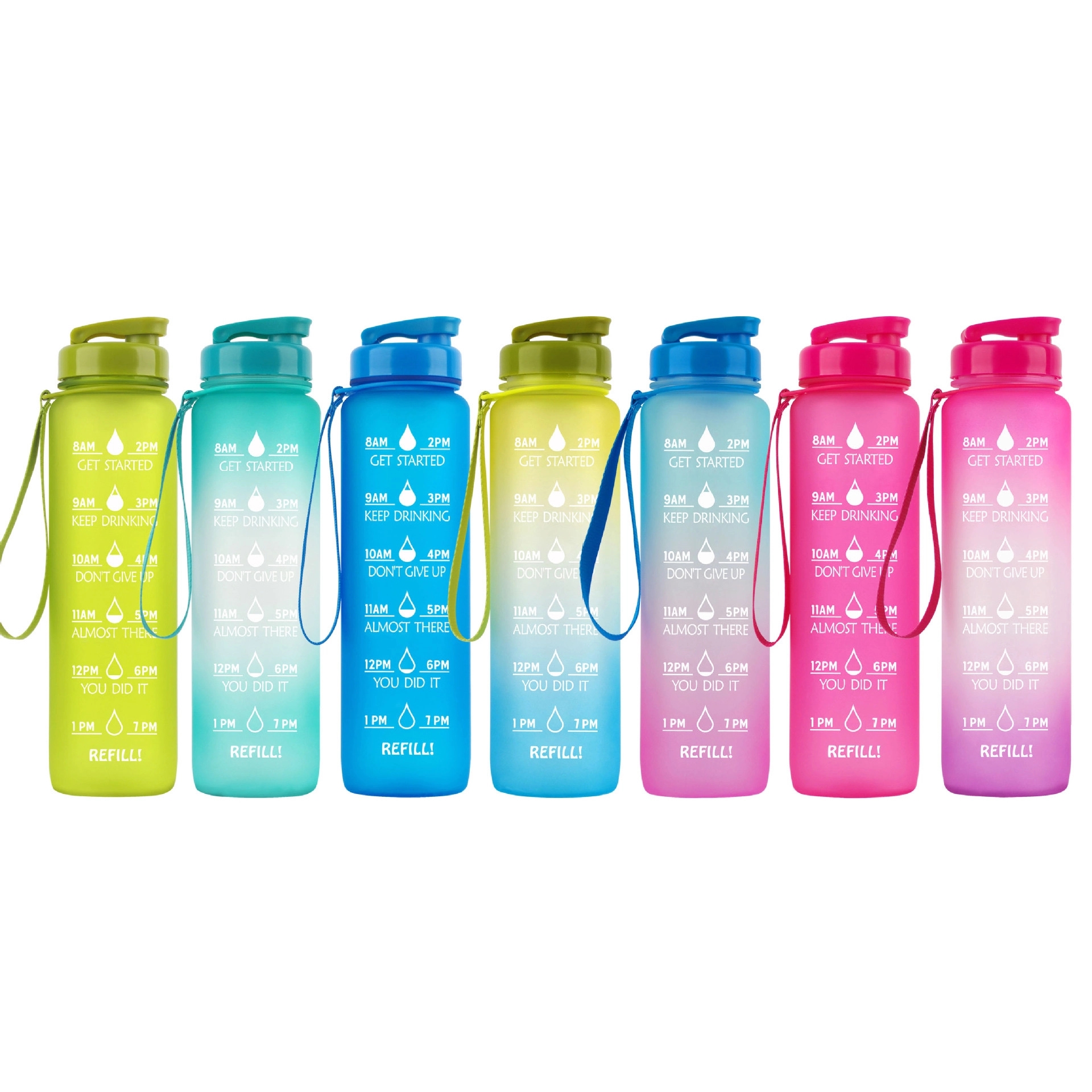 32 Oz Water Bottle with Motivational Time Reminder 6