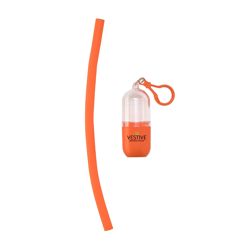 Bellini Silicone Straw in Capsule Case 71