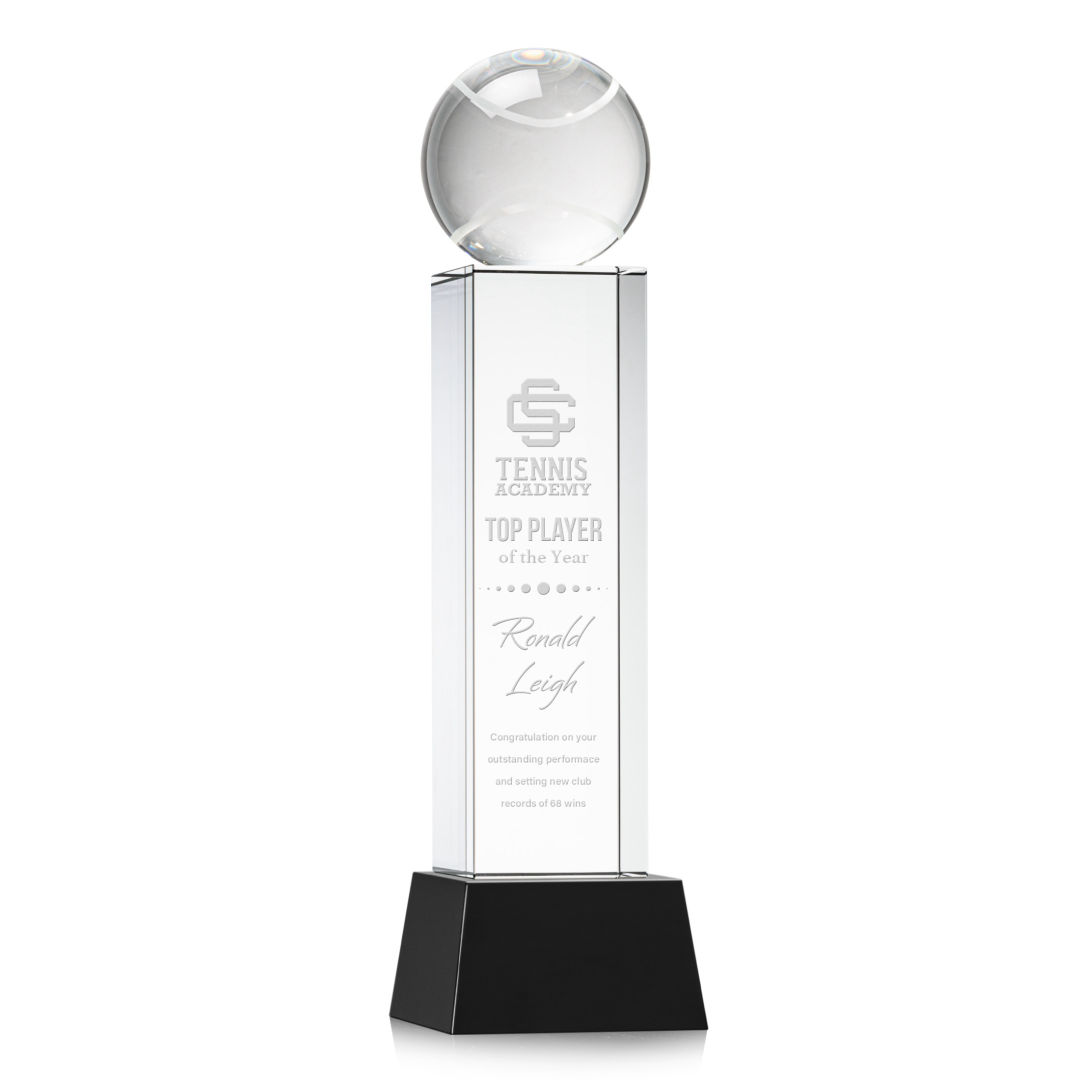 Tennis Ball Award on Belcroft Base - Black 2