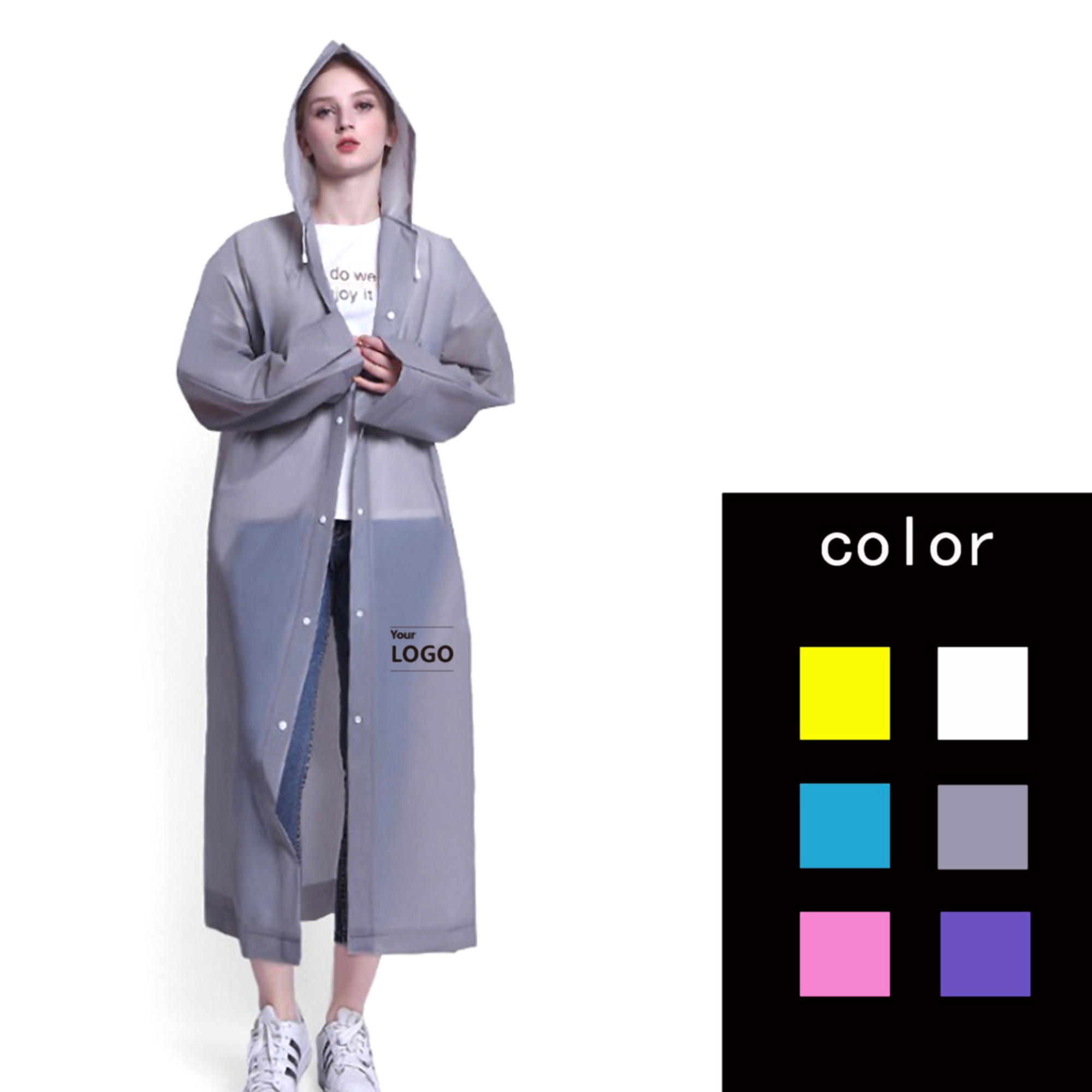 Adjustable EVA Waterproof Raincoat 2