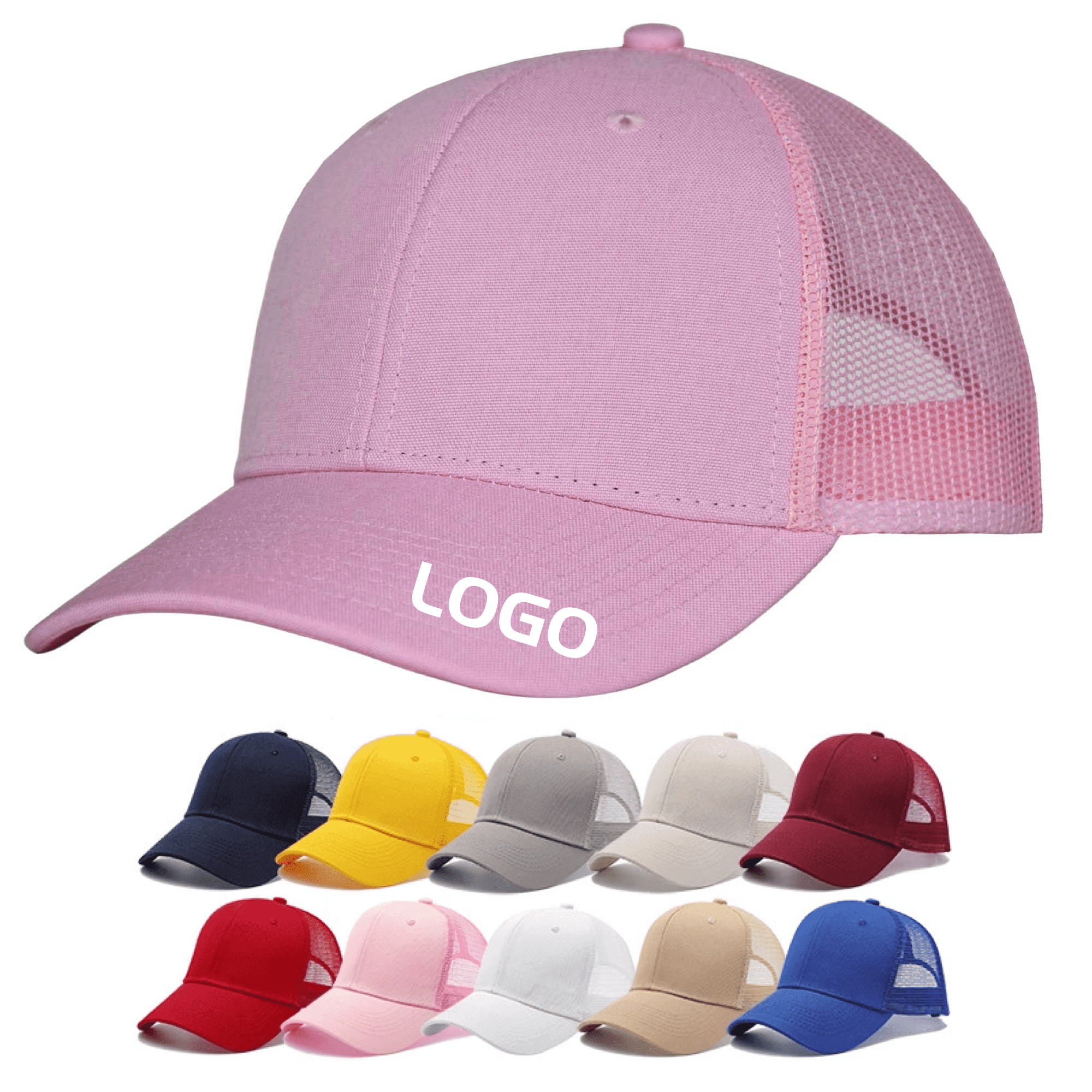MOQ10 Trucker Mesh Fitted Cap 2