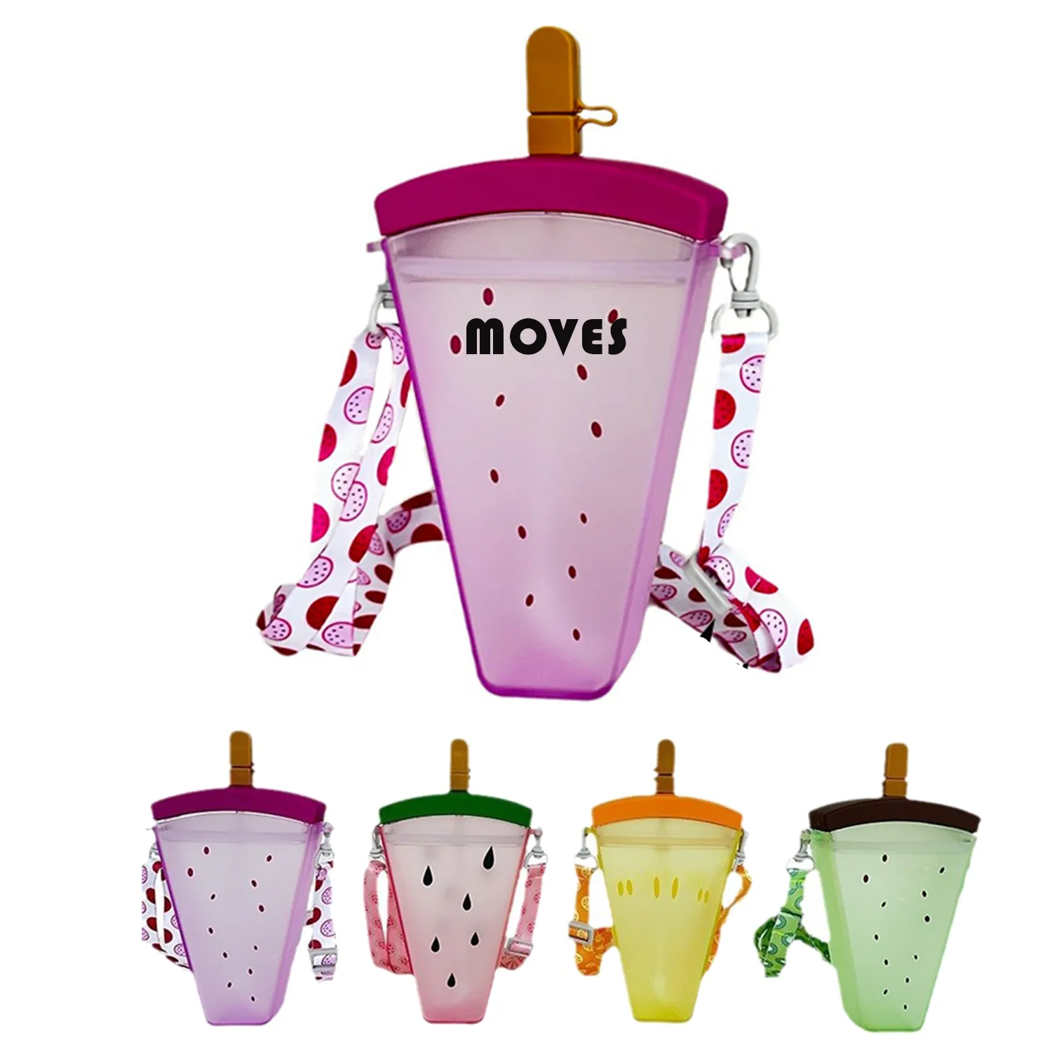 Watermelon Straw AS Plastic Water Cup 6