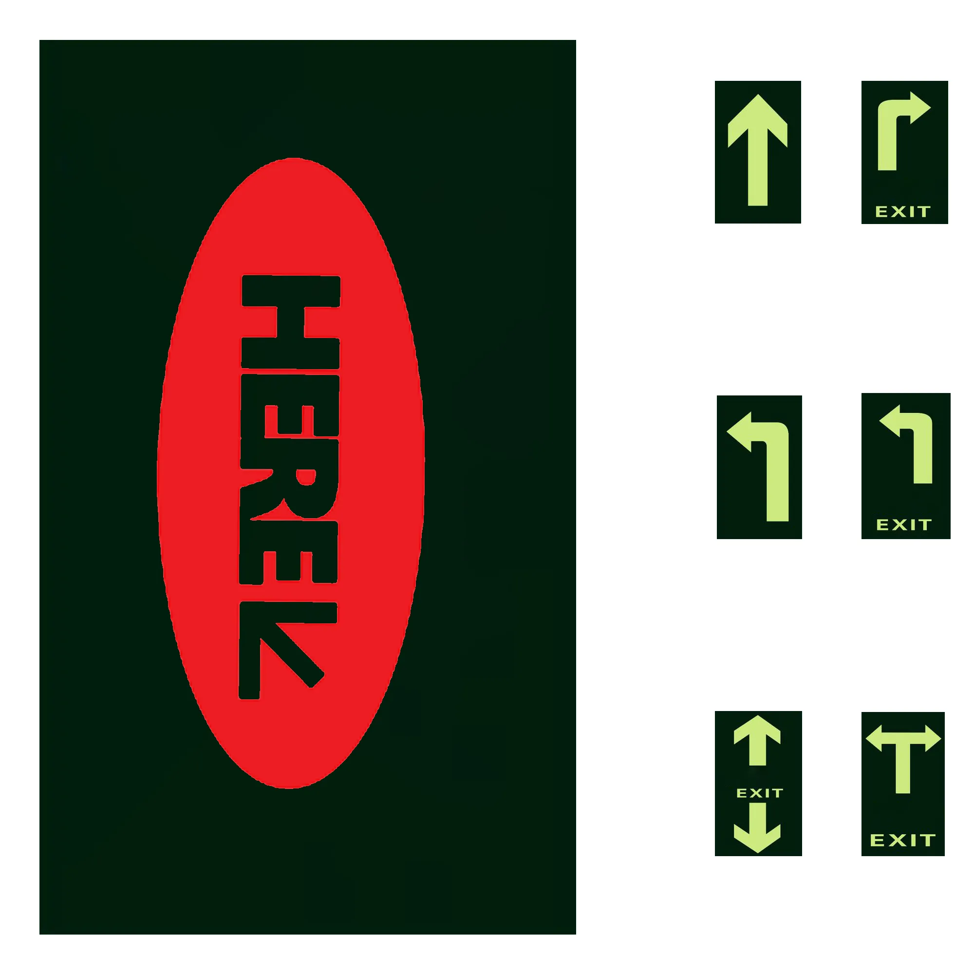 Custom Glow in the Dark Decal Stickers 2