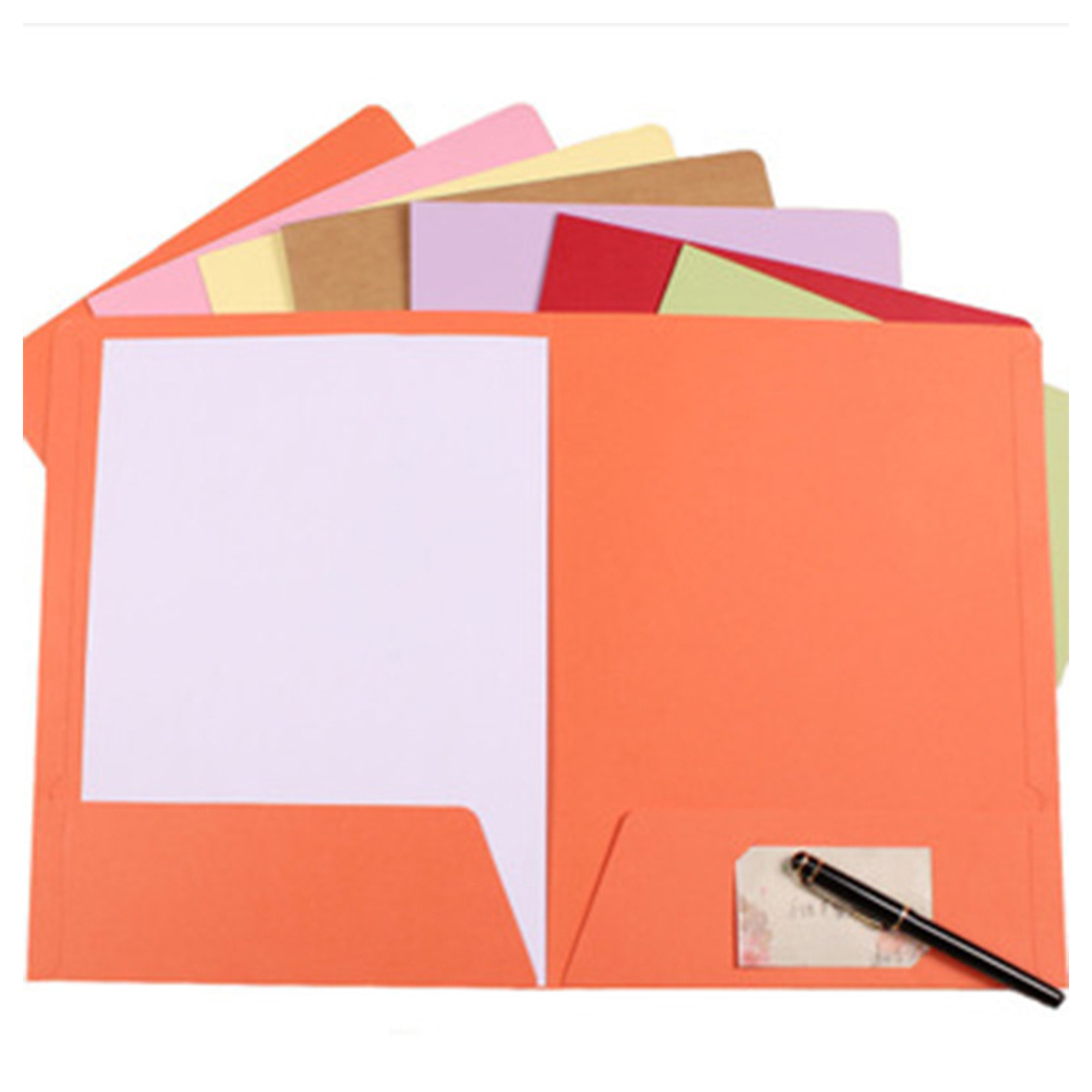 A4 Heavy Duty Paper Pockets File Folder 3