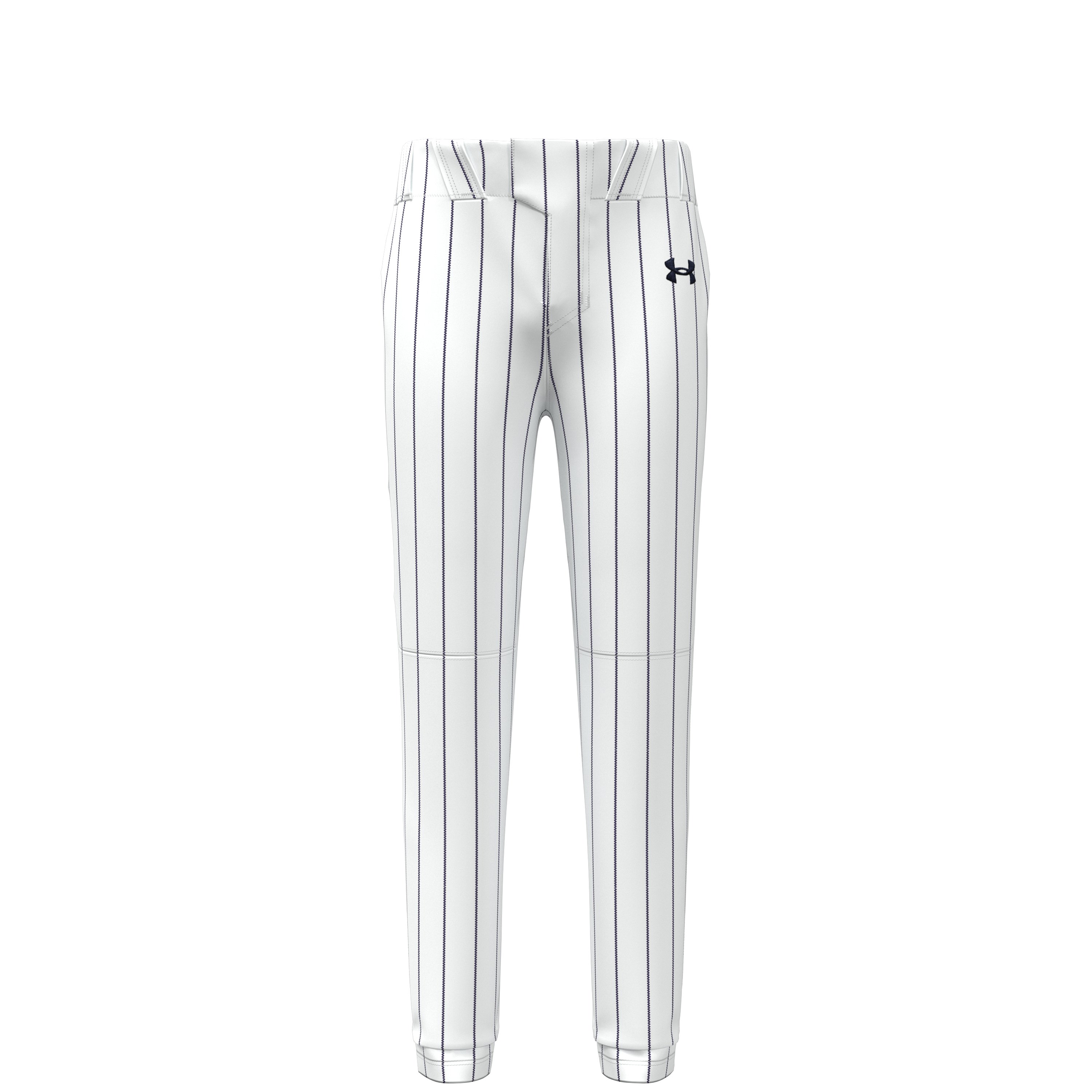 UA Utility Pro Pinstripe Tapered Boys' Baseball Pants 2