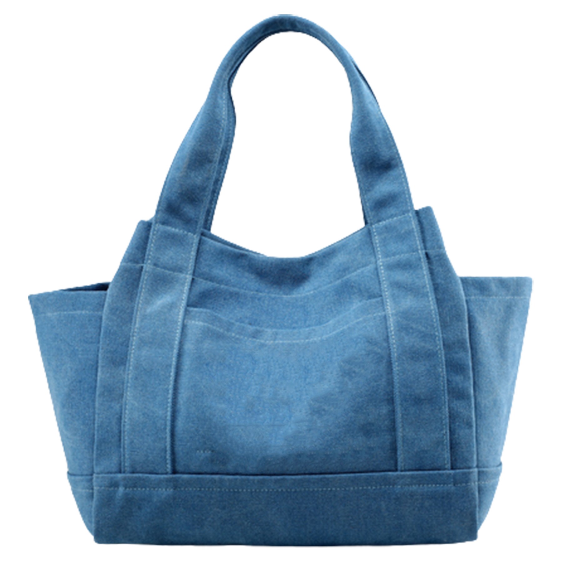Metal Snap-Fastener Canvas Tote Boat Bag, custom tote bag with logo imprint 3
