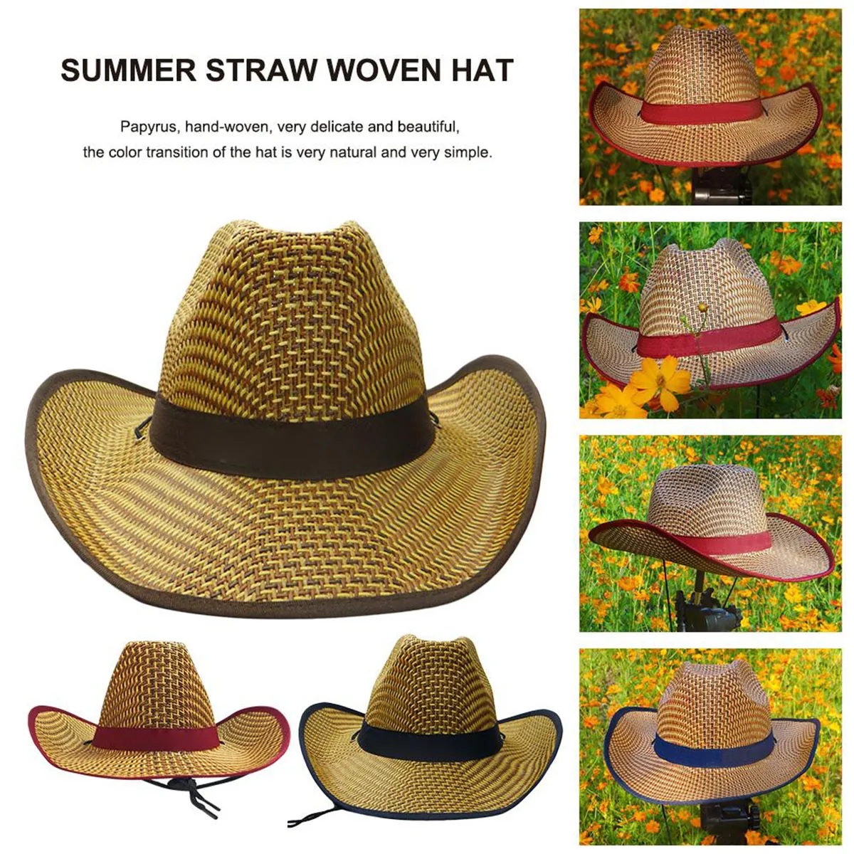 Summer Cowboy Straw Hat 2