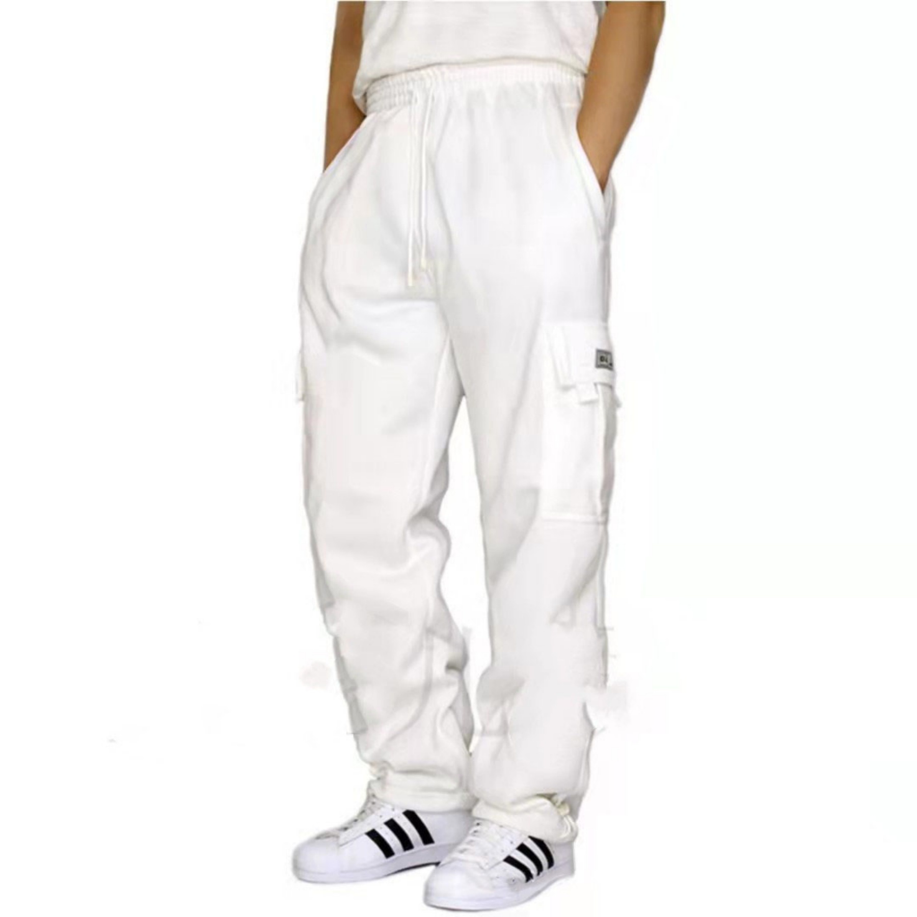 Men's Heavyweight Fleece Cargo Pants 11
