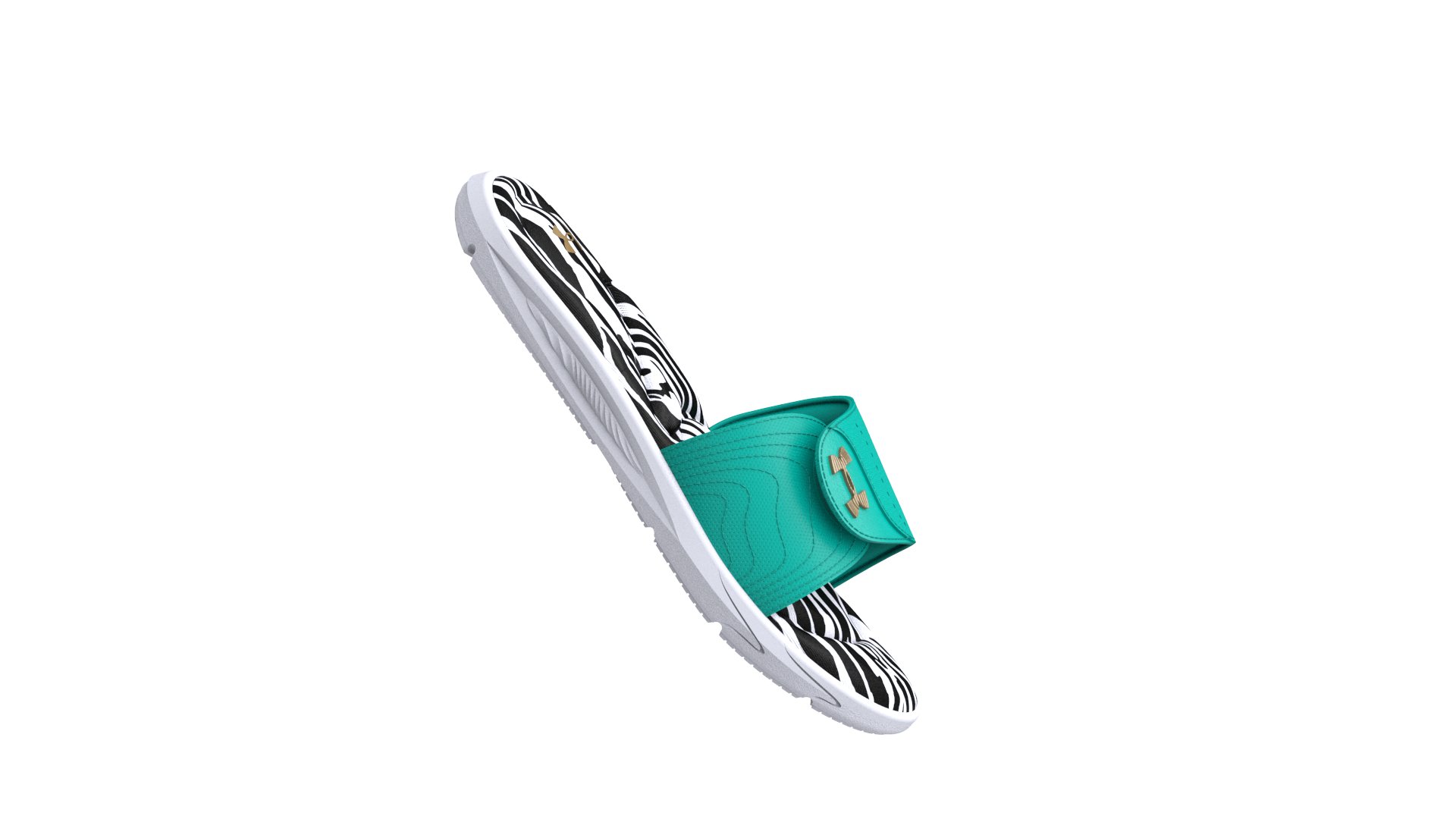 UA Ignite VI Graphic Footbed Women's Slides 17