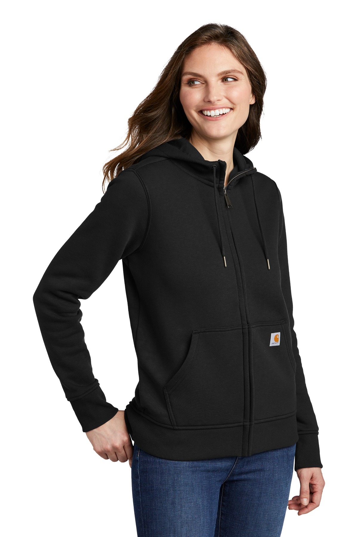Carhartt Women's Clarksburg Full-Zip Hoodie CT102788, custom hoodie or sweatshirt with logo imprint 21