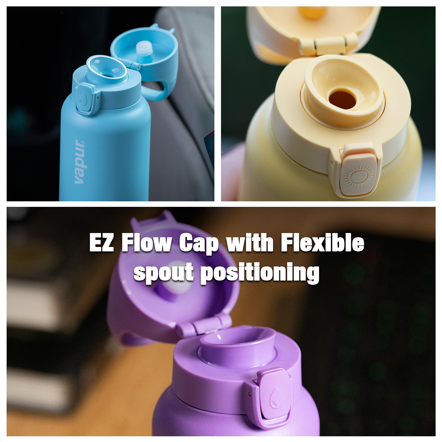 Vapur® Chill 20oz Insulated Water Bottle Dusk Purple 11