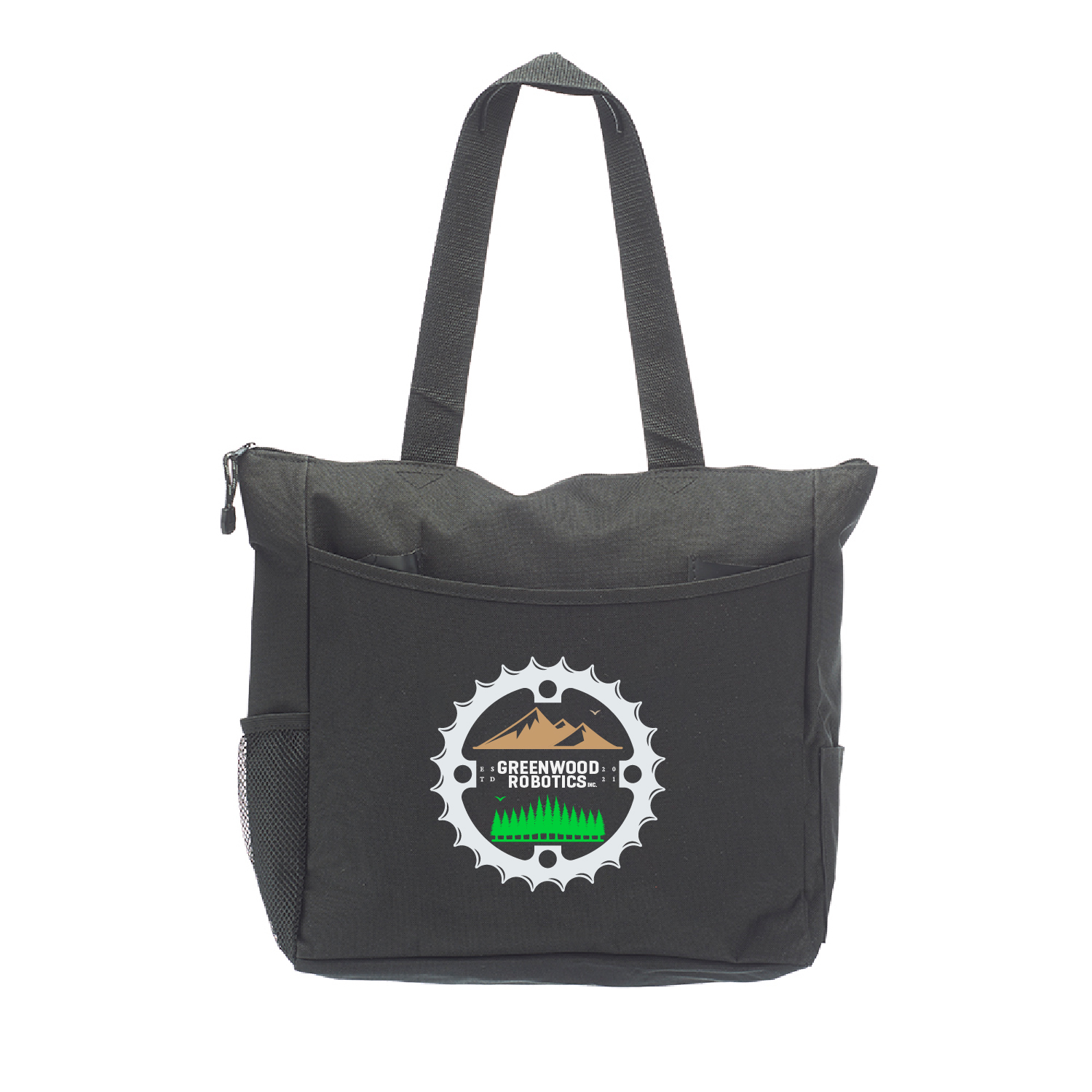 Pack-n-Go Carry All Tote Bag (Full Color Imprint), custom tote bag with logo imprint 3
