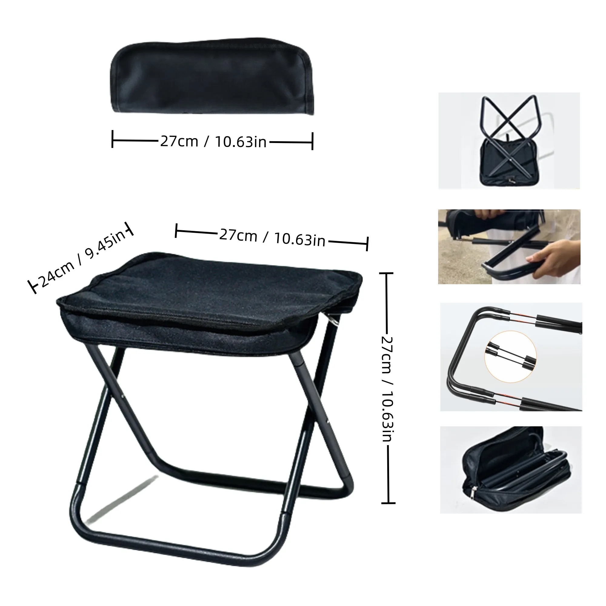 Outdoor Foldable Pocket Stool Durable for Corporate Outings 5
