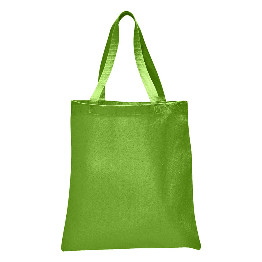 Value 6 oz Cotton Canvas Tote Bag - 15"W x16"H x 3"D x 11