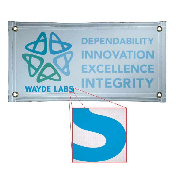 2' x 4' 10 oz. Vinyl Banner Single-Sided 7