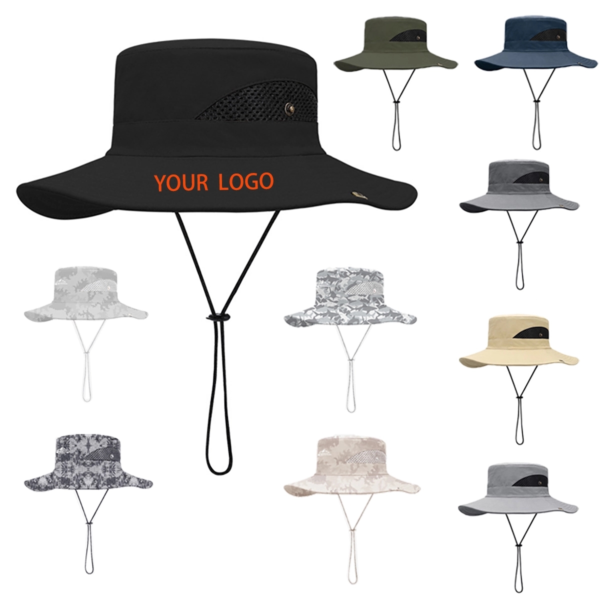 Breathable Wide Brim Sun Hat 1