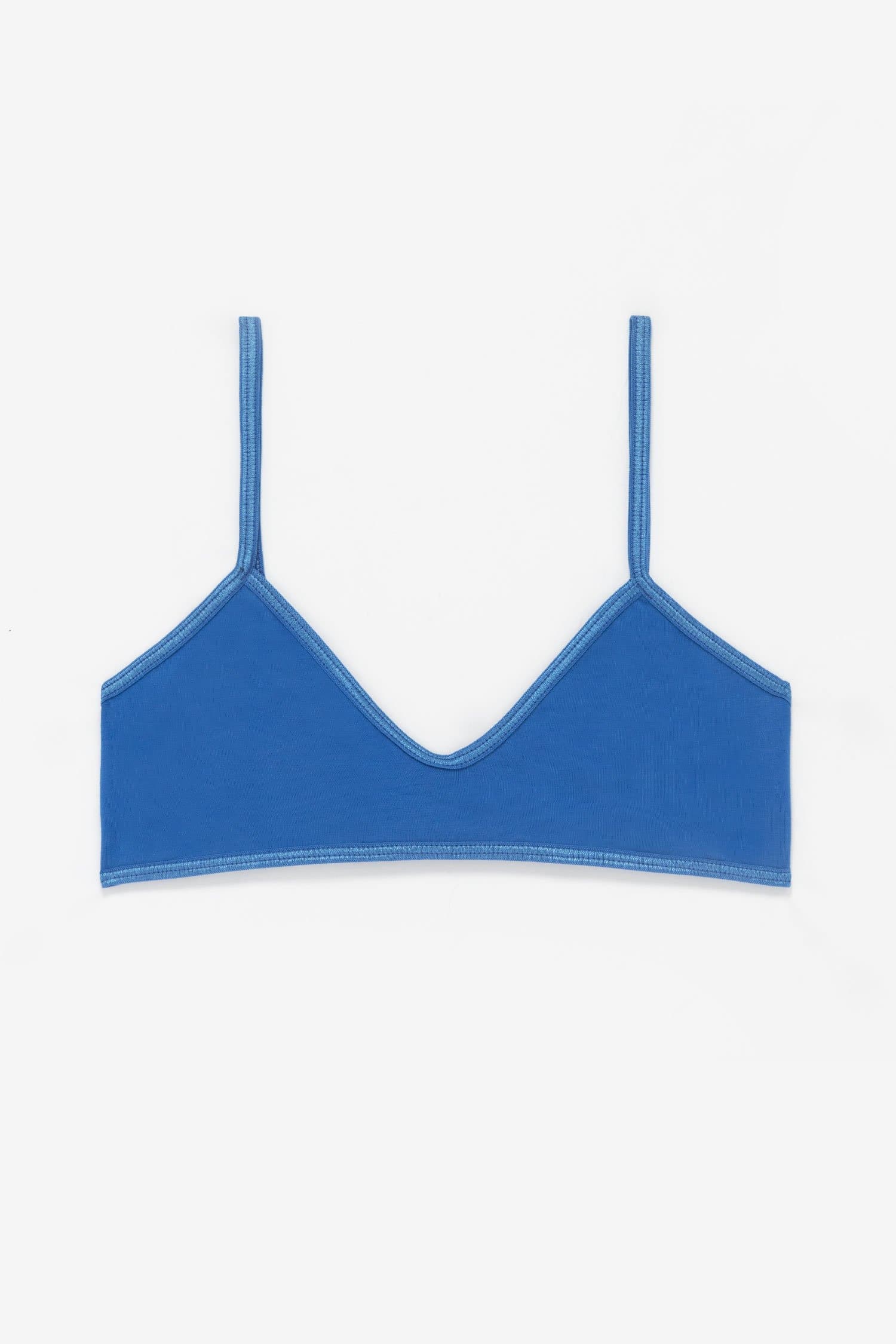 COTTON SPANDEX SPAGHETTI BRALETTE 12