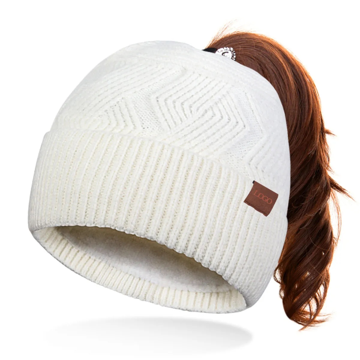 Women's Knitted Empty Top hat In Winter 5