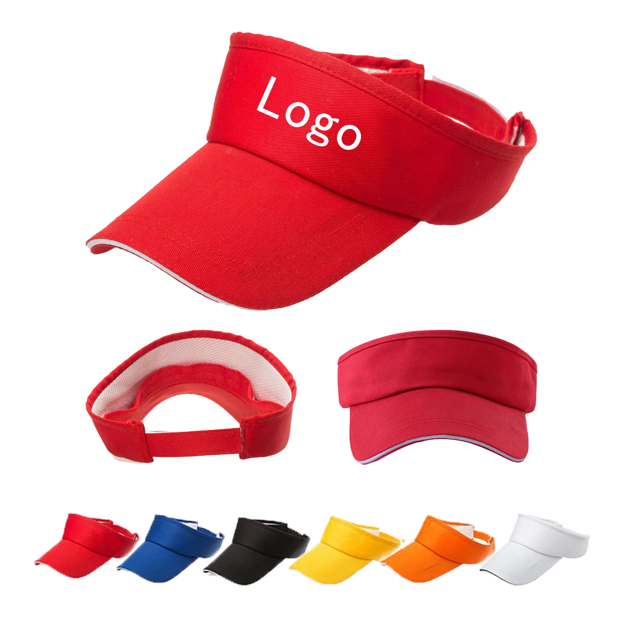 Cotton Polyester Visor Cap Sunhat 2