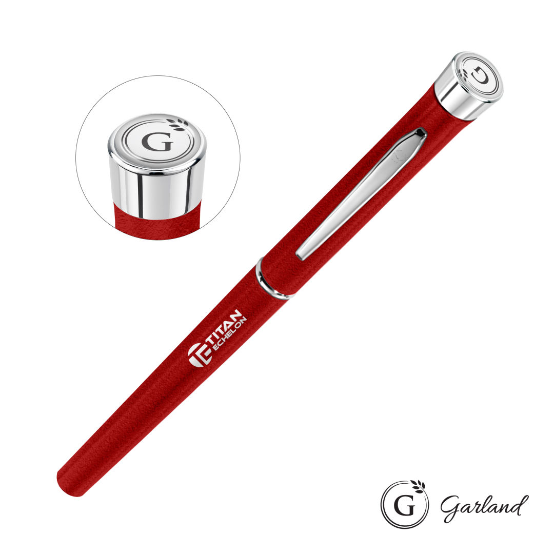 Garland® Tactical Textured Rollerball Pen - Chrome 9