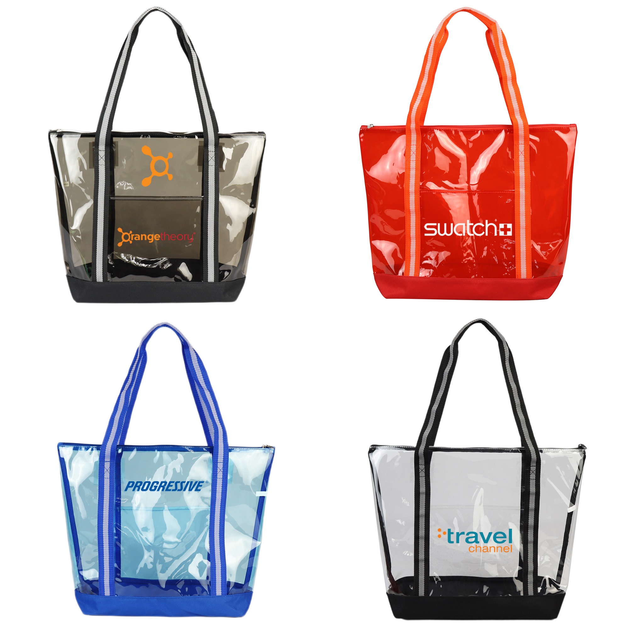 Clear Tote with Zipper 2