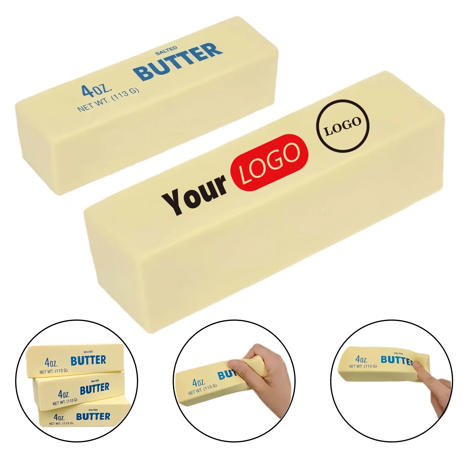Ultra Squishy Slow Rebound Butter Stick Stress Relief Toy