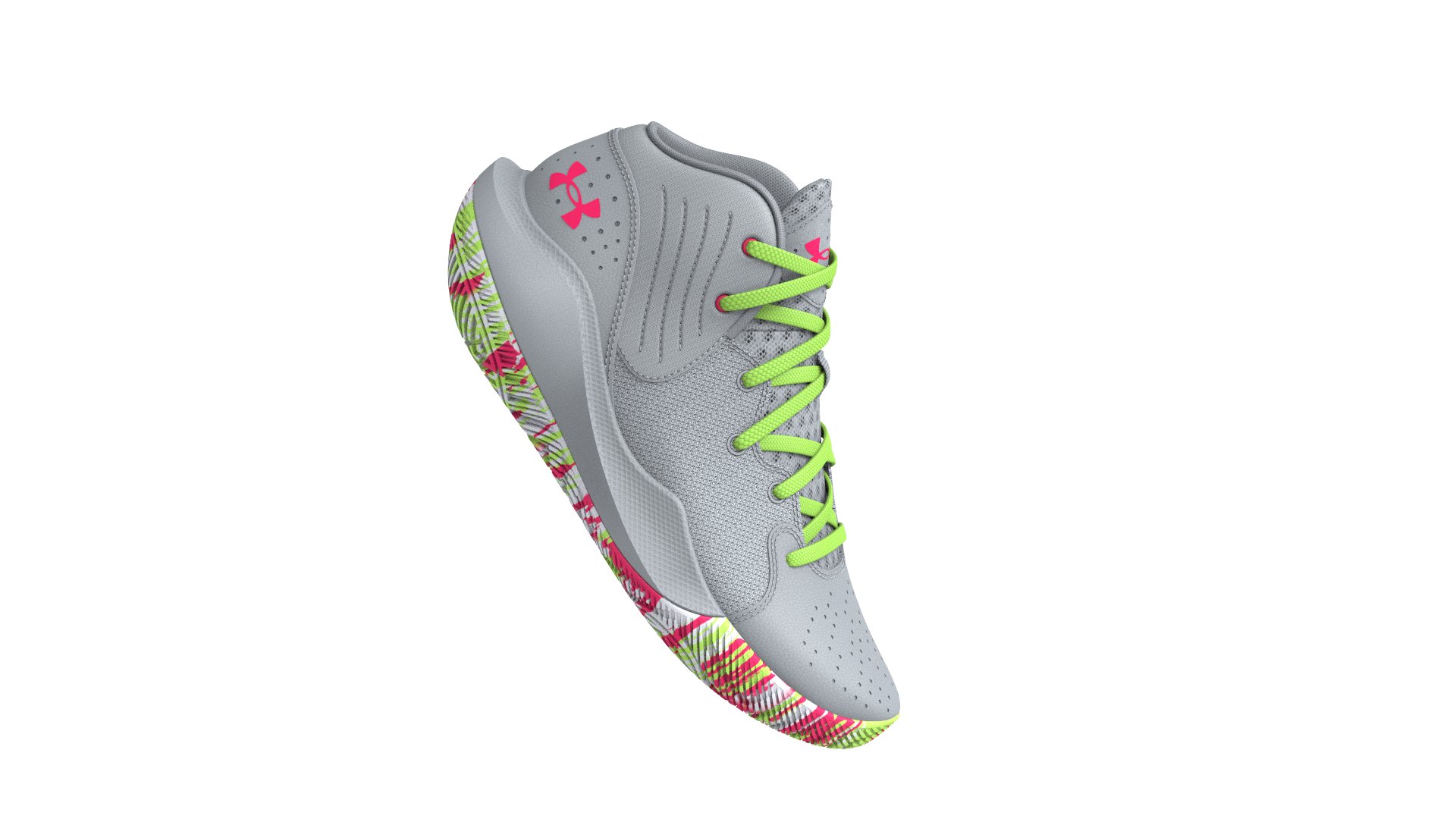 UA Jet '21 Grade School Basketball Shoes 12