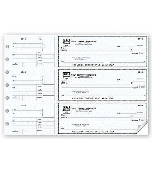 Multipurpose checks - General purpose 3-on-a-page 2
