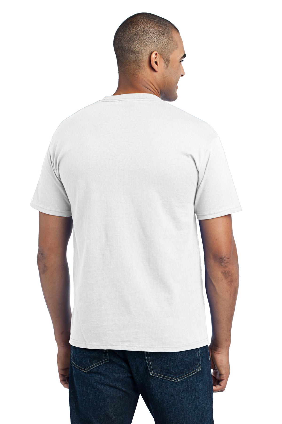 Port & Co Core Blend Pocket Tee. PC55P 119