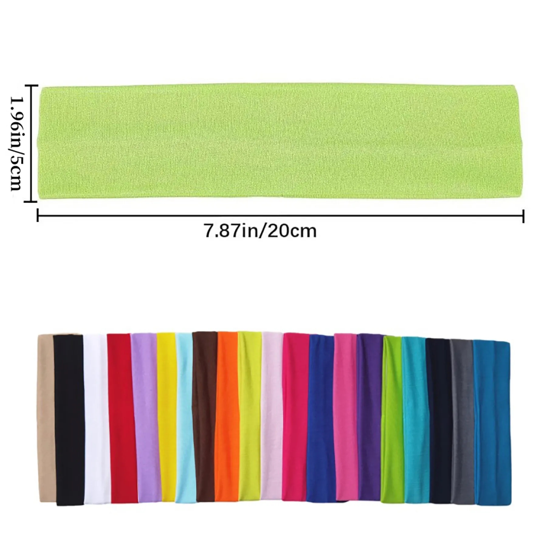 Solid High Stretch Headband Yoga Exercise Hair Accessories 3