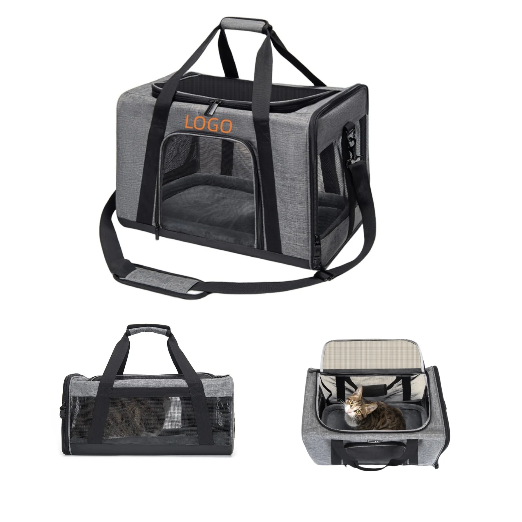 Pet Carriers Airline Approved for Dog Cat Travel 2
