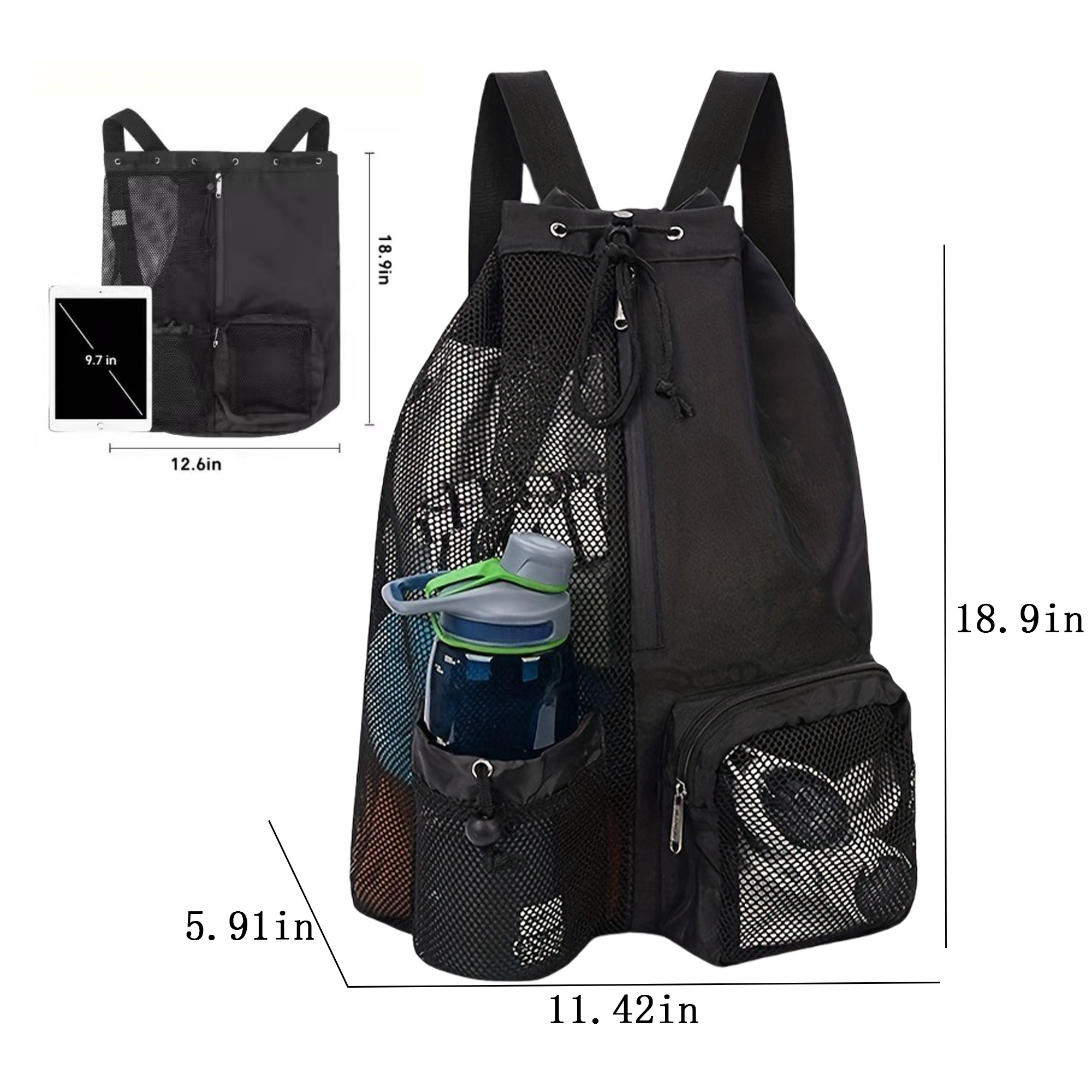 Portable Outdoor Drawstring Backpack 3