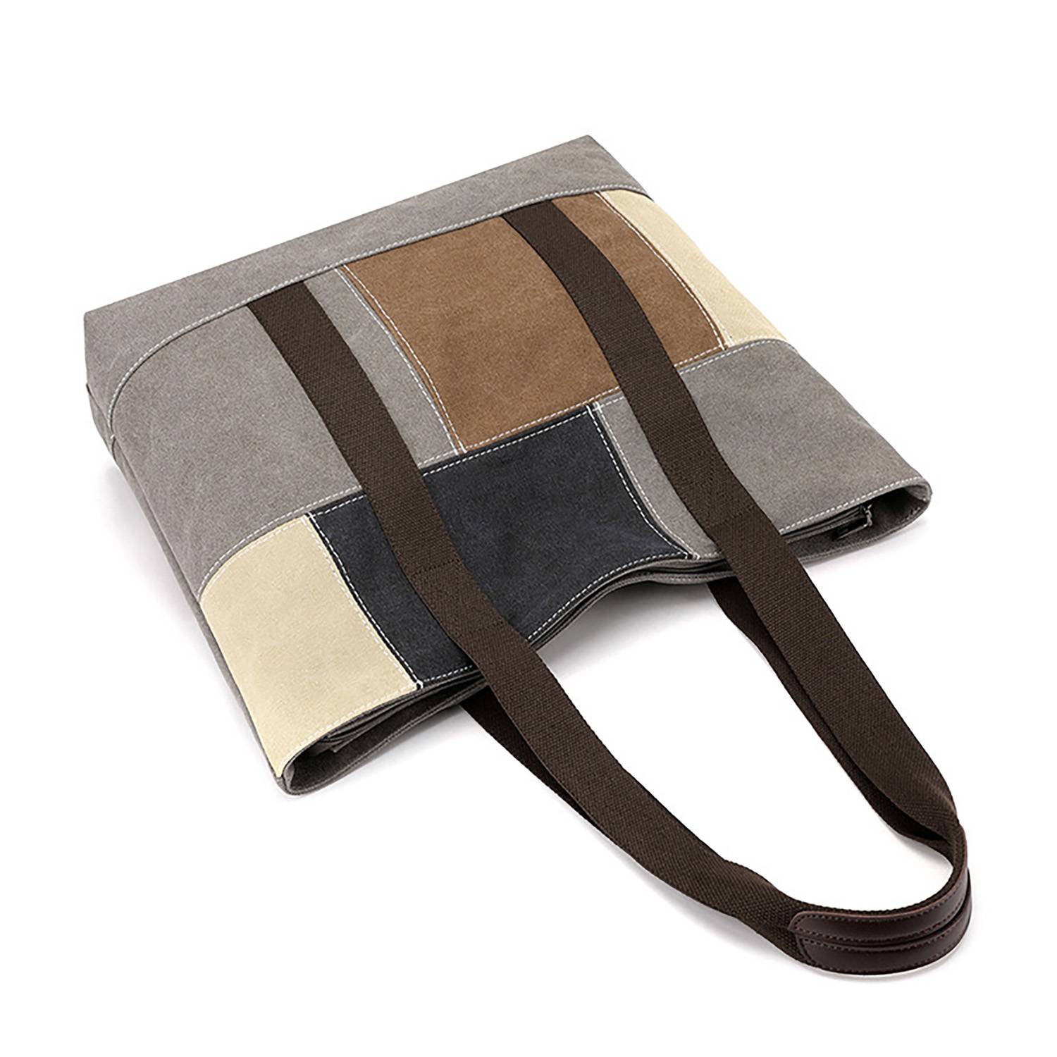 Canvas Daily Totes Shoulder Bag, custom tote bag with logo imprint 4