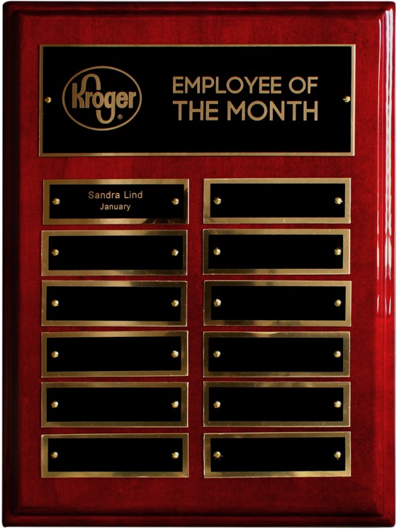 Piano Finished Perpetual Plaque (9"x12") 2