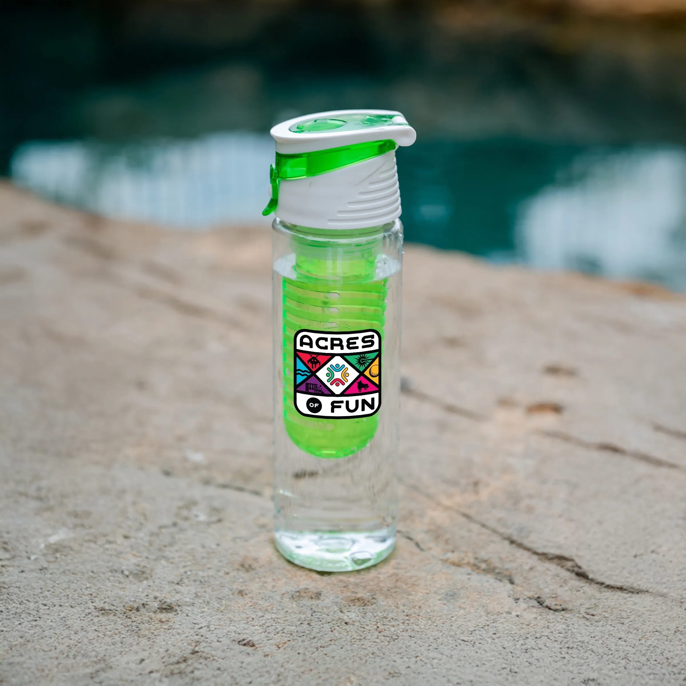 Trendy 24 oz. Recycled Bottle With Infuser 6
