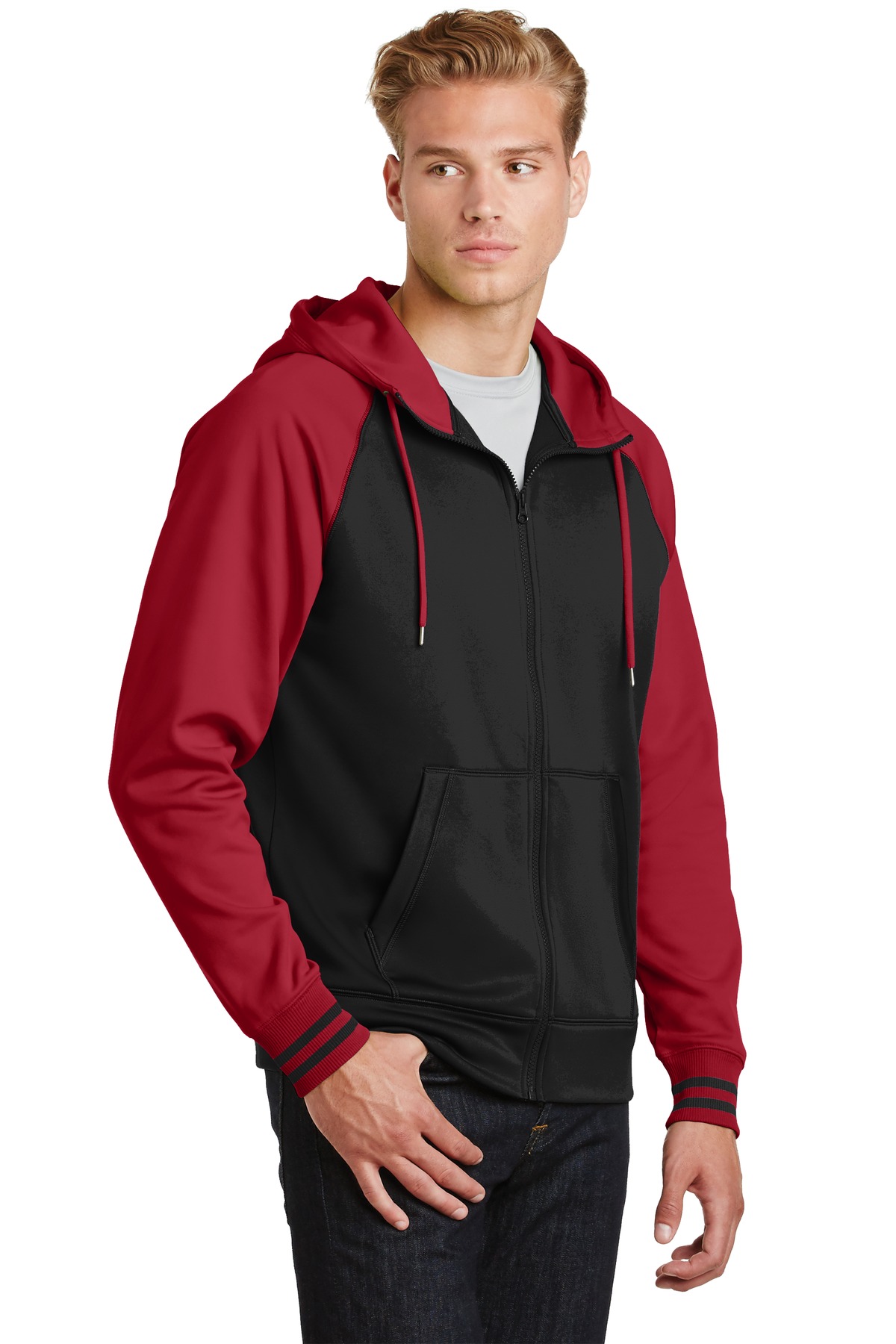 Sport-Wick Varsity Fleece Full-Zip Hooded Jacket