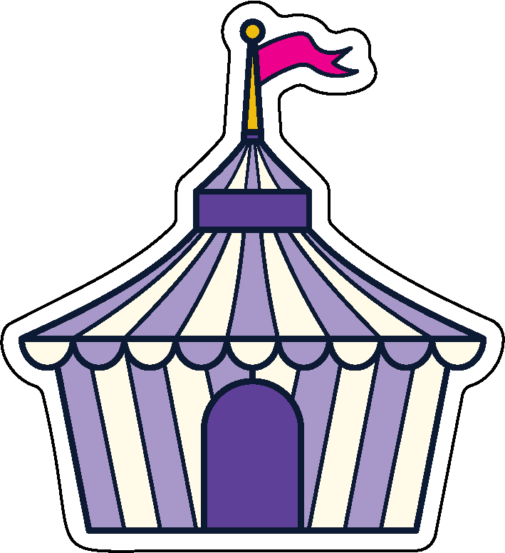 Stock Shape 1/4" Acrylic Magnet -USA Made